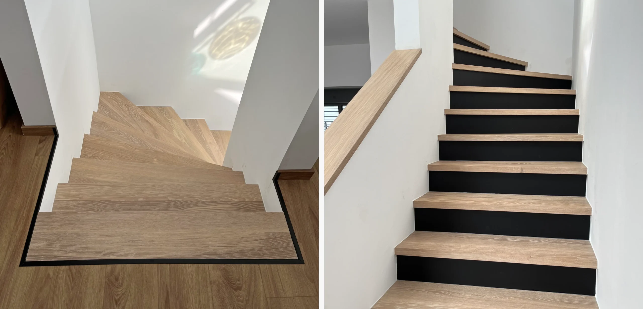Treppe mit Handlauf